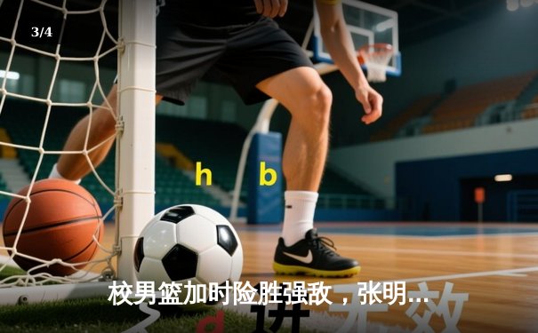 校男篮加时险胜强敌，张明宇狂砍38分创赛季新高 - 3