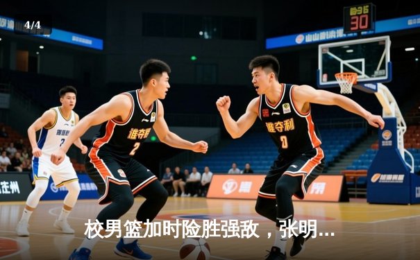 校男篮加时险胜强敌，张明宇狂砍38分创赛季新高 - 4